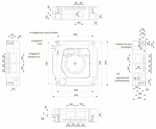 Кассетный кондиционер взрывозащищенный EXCON CR-01-1024 фото 3 Кассетный кондиционер взрывозащищенный EXCON CR-01-1024 фото 3