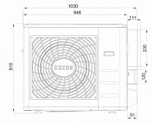Кассетный кондиционер взрывозащищенный EXCON CR-01-1024