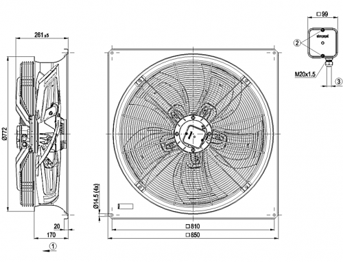 Ebmpapst W6D710-GH01-01 фото 2