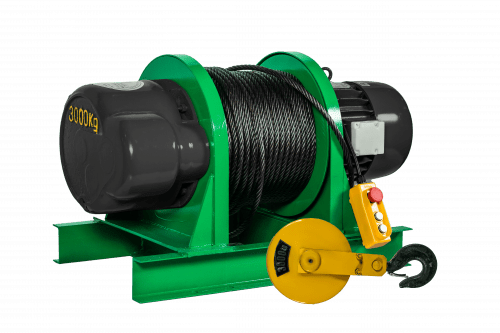 Лебедка электрическая KCD 1500/3000 кг, 70/35 м 380В Лебедка электрическая KCD 1500/3000 кг, 70/35 м 380В